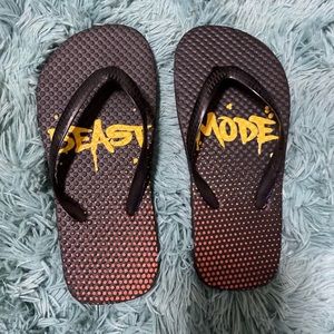 Beast mode flip flops , never worn!